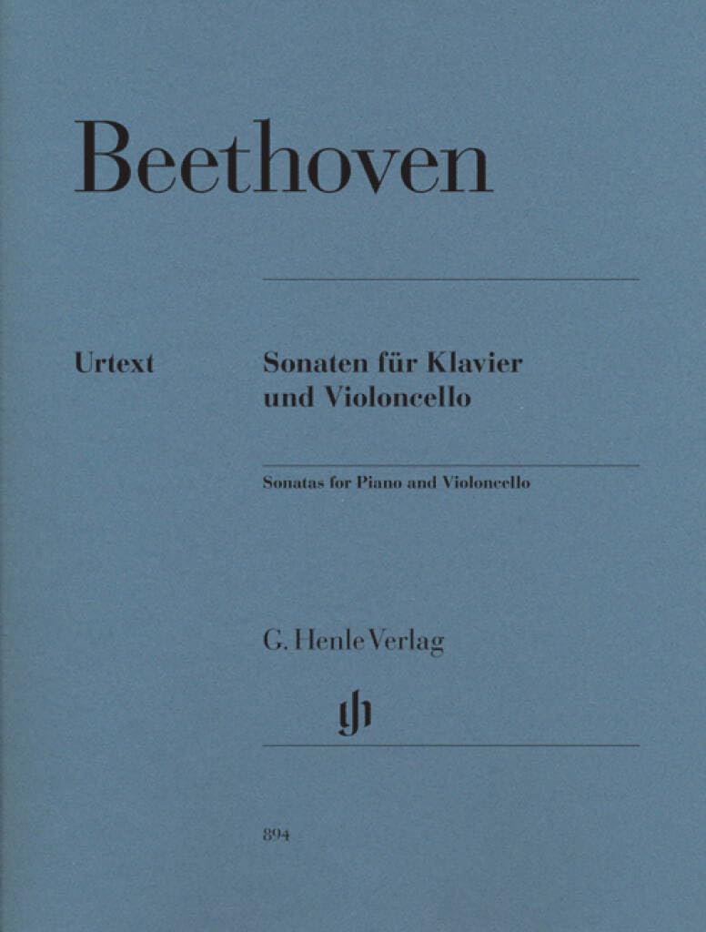 Sonaten für Klavier und Violoncello: Besetzung: Violoncello und Klavier (G. Henle Urtext-Ausgabe) Sheet Music