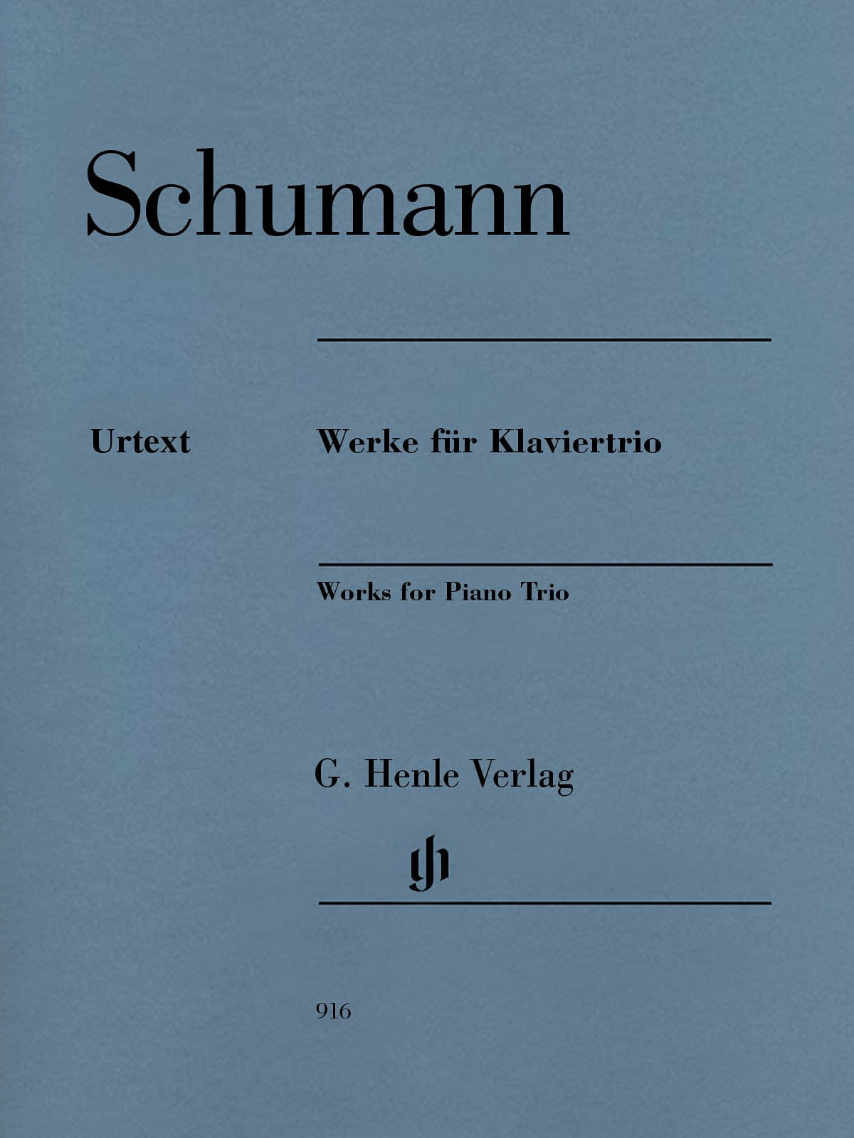 Werke für Klaviertrio: Besetzung: Klaviertrios (G. Henle Urtext-Ausgabe) Sheet Music