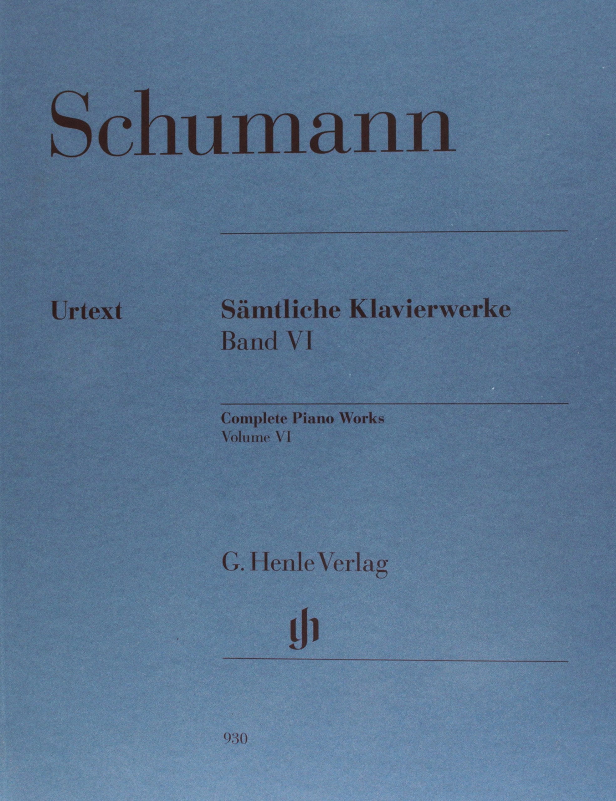 Sämtliche Klavierwerke Band VI: Besetzung: Klavier zu zwei Händen (G. Henle Urtext-Ausgabe) Sheet Music