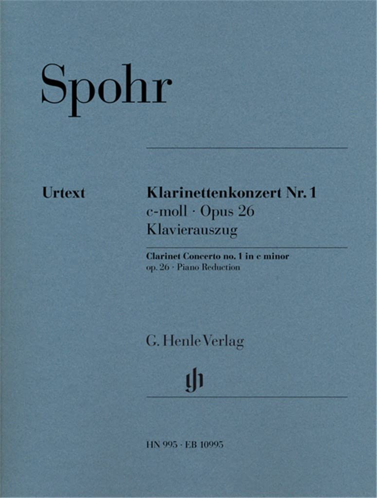 Konzert Nr. 1 c-moll op. 26 für Klarinette und Orchester: Klavierauszug: Besetzung: Klarinette und Klavier (G. Henle Urtext-Ausgabe) Essays & Short Stories