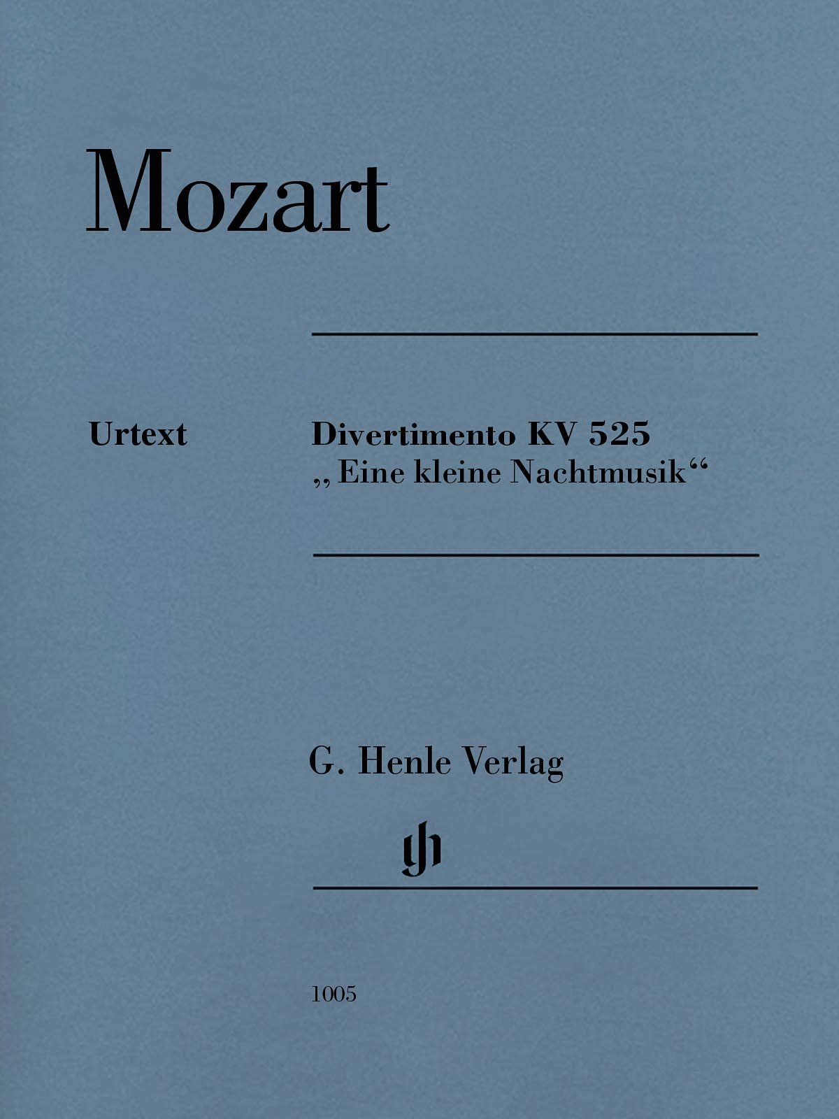 Divertimento ''Eine kleine Nachtmusik'' KV 525: Besetzung: Streichquartette (G. Henle Urtext-Ausgabe) Sheet Music