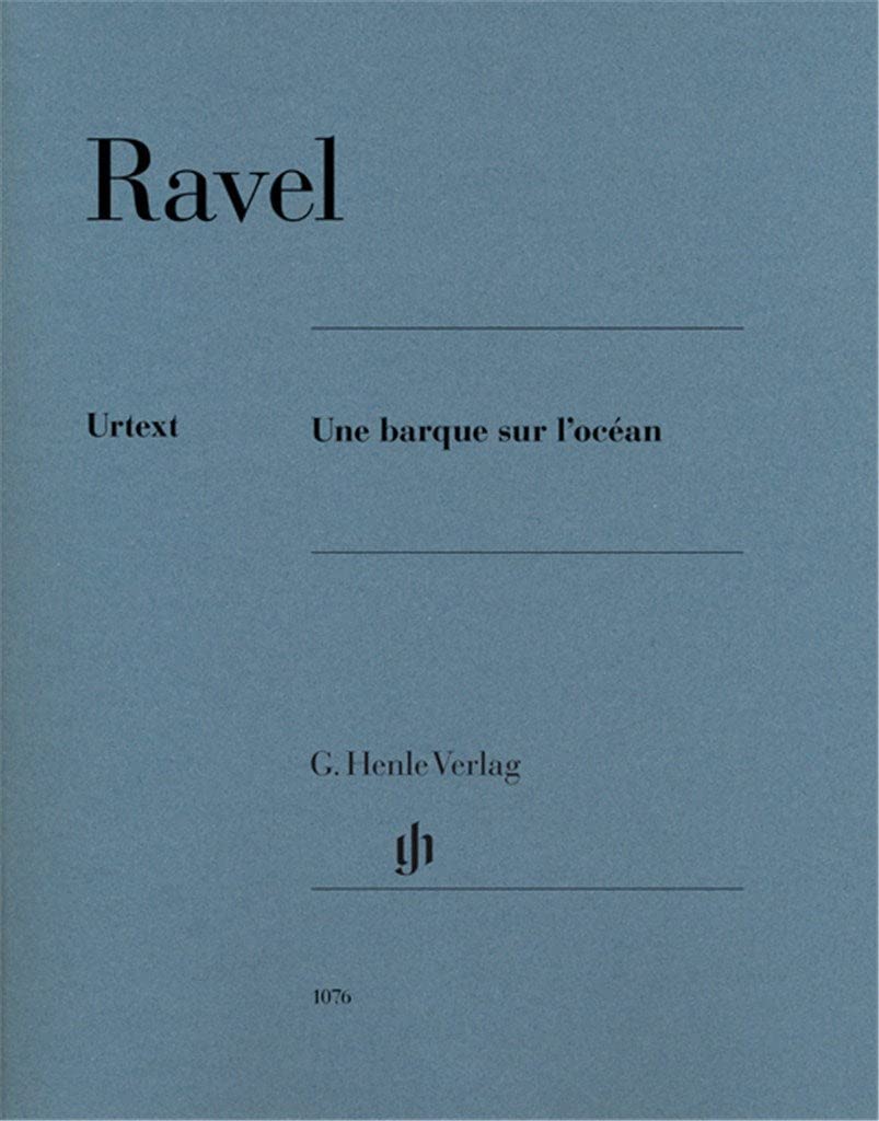 Une barque sur l'océan Klavier 2ms book