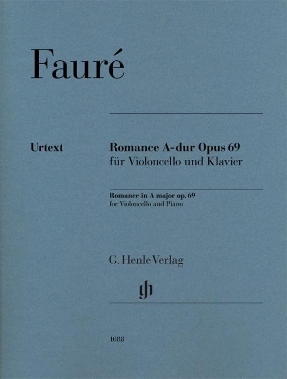 Romance A-dur op. 69 für Violoncello und Klavier; mit bezeichneter und unbezeichneter Streicherstimme: Besetzung: Violoncello und Klavier (G. Henle Urtext-Ausgabe) Essays & Short Stories