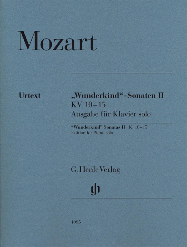 Wolfgang Amadeus Mozart - "Wunderkind"-Sonaten Band II KV 10-15 Sheet Music