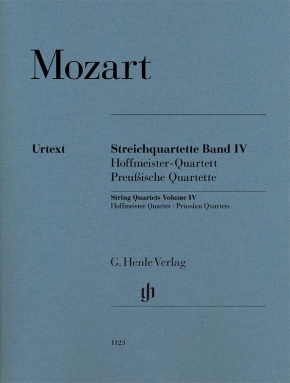 Streichquartette Band 4: Hoffmeister-Quartett und Preußische Quartette: Besetzung: Streichquartette (G. Henle Urtext-Ausgabe) Sheet Music