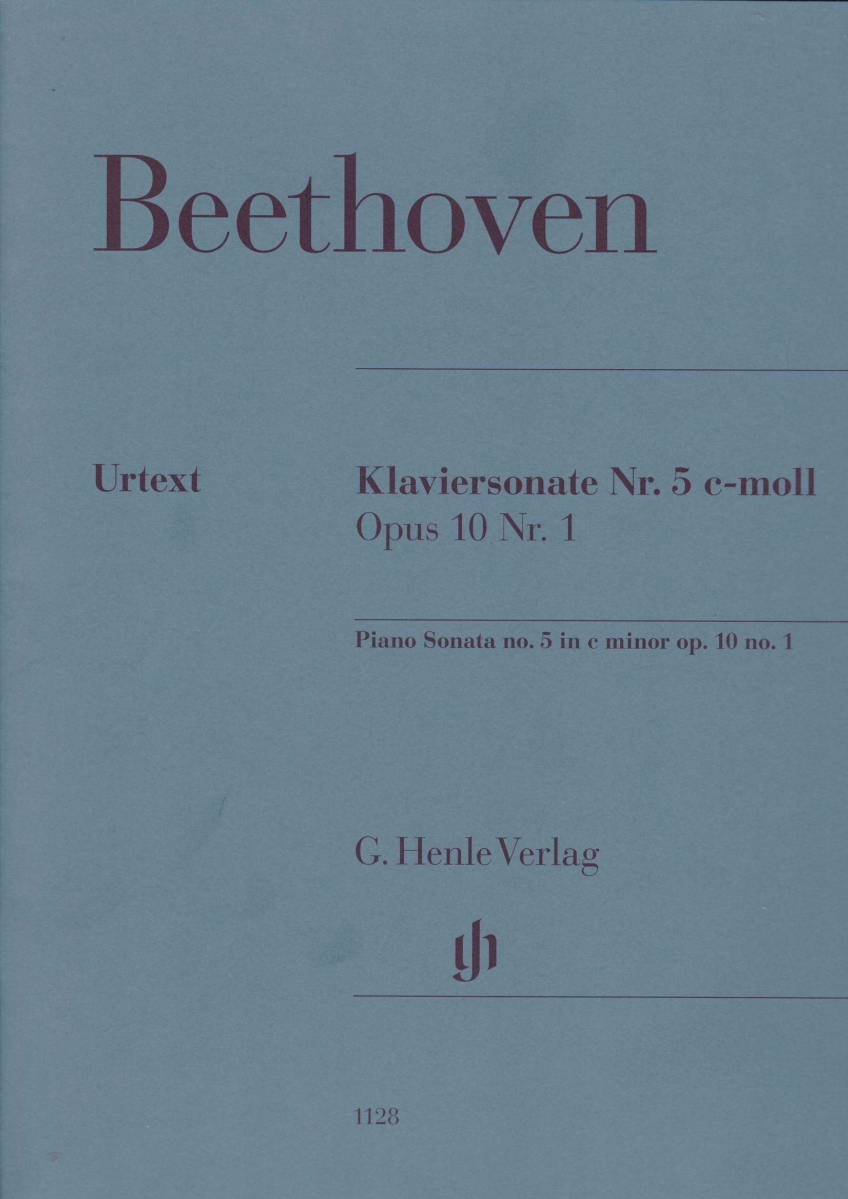 Beethoven, Ludwig van - Klaviersonate Nr. 5 c-moll op. 10 Nr. 1 Sheet Music
