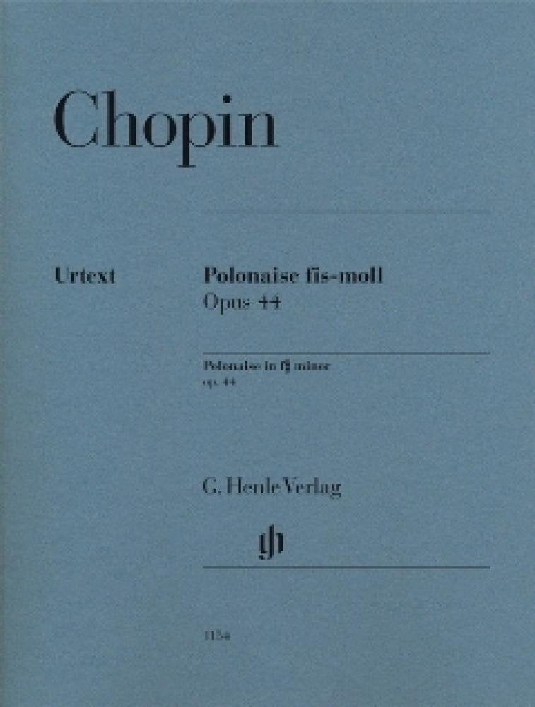 Polonaise fis-moll op. 44 für Klavier: Besetzung: Klavier zu zwei Händen (G. Henle Urtext-Ausgabe) Sheet Music