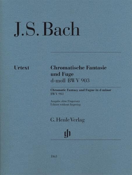 Fantaisie chromatique et fugue en re mineur bwv 903 et 903a book