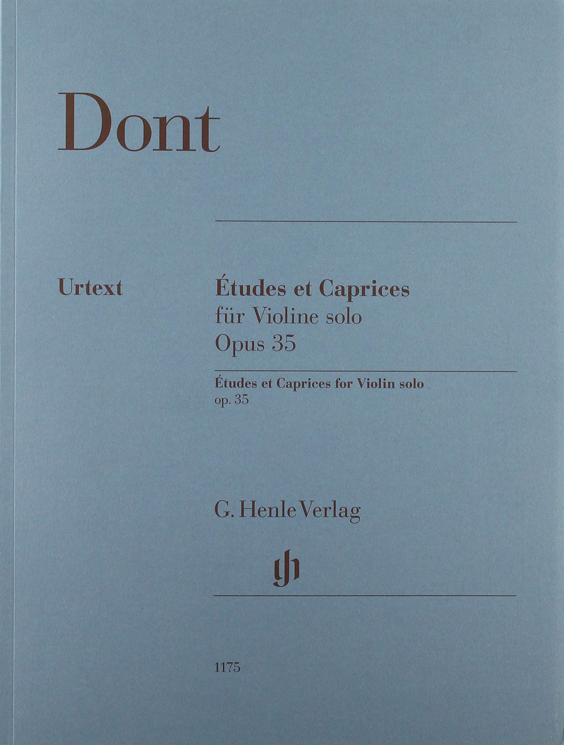 Etudes et Caprices für Violine solo op. 35: Besetzung: Violine solo (G. Henle Urtext-Ausgabe) Sheet Music