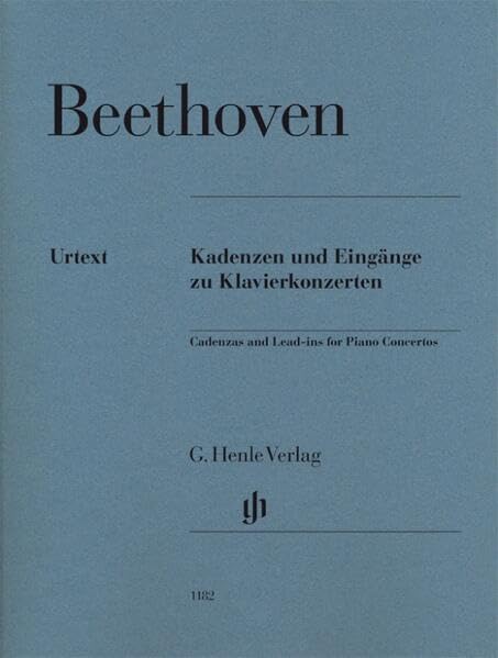 Kadenzen und Eingänge zu Klavierkonzerten: Besetzung: Klavier zu zwei Händen (G. Henle Urtext-Ausgabe) Sheet Music