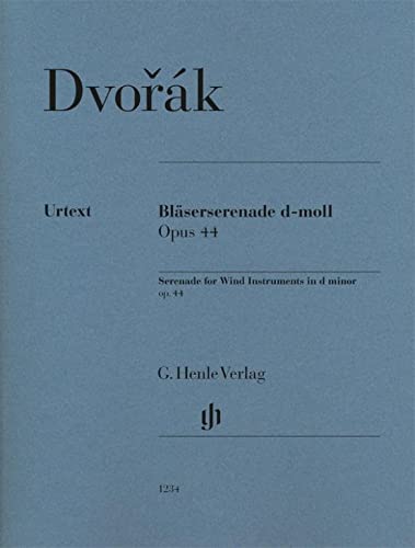 Bläserserenade d-moll op. 44: Instrumentation: Chamber music with winds: Besetzung: Kammermusik mit Blasinstrumenten (G. Henle Urtext-Ausgabe) Sheet Music
