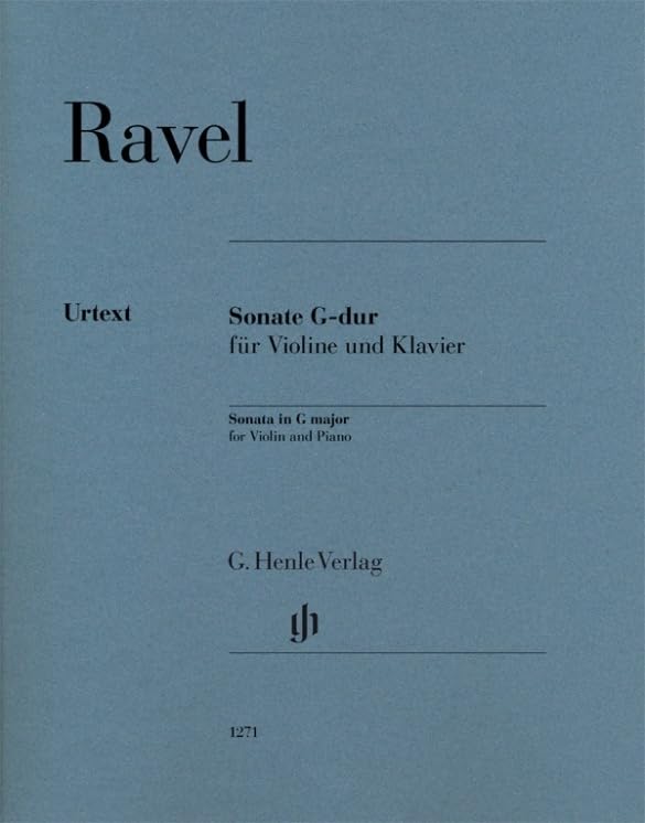 Violinsonate G-Dur: Besetzung: Violine und Klavier (G. Henle Urtext-Ausgabe) Sheet Music