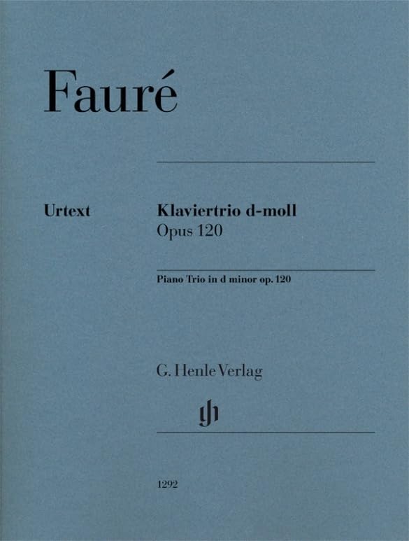 Klaviertrio d-moll op. 120: Besetzung: Klaviertrios (G. Henle Urtext-Ausgabe) Sheet Music