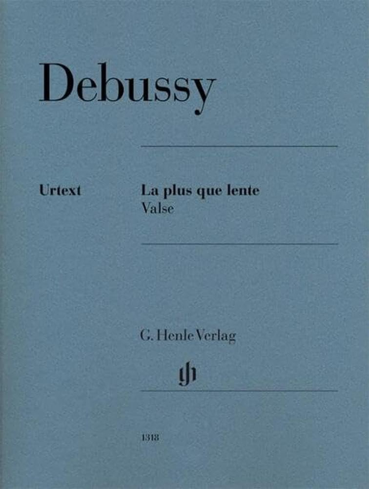La plus que lente - Valse für Klavier 2ms: Instrumentation: Piano solo (G. Henle Urtext-Ausgabe) Sheet Music