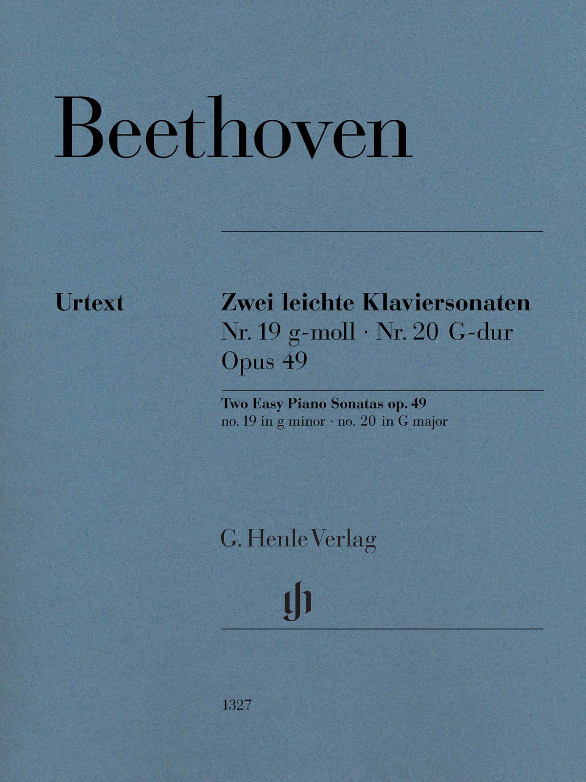 Zwei leichte Klaviersonaten Nr. 19 und 20 op. 49: Instrumentation: Piano solo (G. Henle Urtext-Ausgabe) Sheet Music