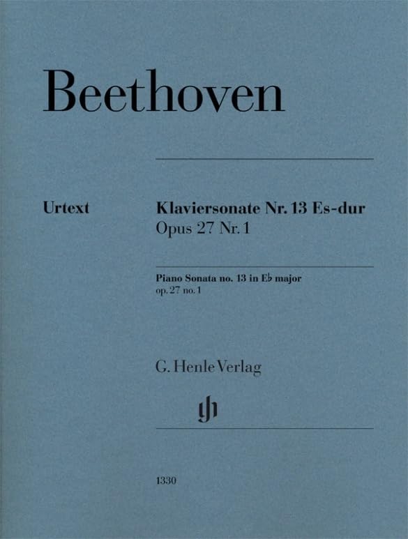 Ludwig van Beethoven - Klaviersonate Nr. 13 Es-dur op. 27 Nr. 1 Sheet Music