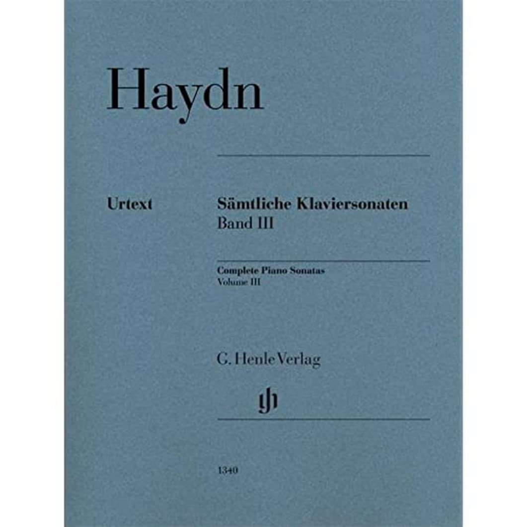 Sämtliche Klaviersonaten Band III; revidierte Urtextausgabe mit Fingersätzen: Instrumentation: Piano solo (G. Henle Urtext-Ausgabe) Sheet Music