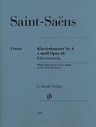 Klavierkonzert Nr. 4 c-moll op. 44 - Klavierauszug: Besetzung: Zwei Klaviere zu vier Händen (G. Henle Urtext-Ausgabe) Sheet Music