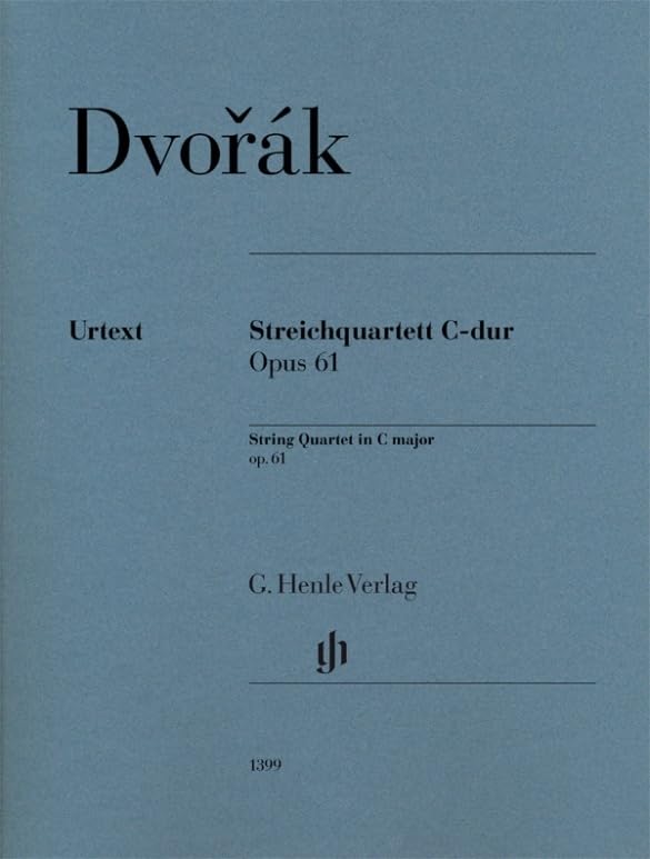 Streichquartett C-dur op. 61, Stimmen: Besetzung: Streichquartette (G. Henle Urtext-Ausgabe) Sheet Music