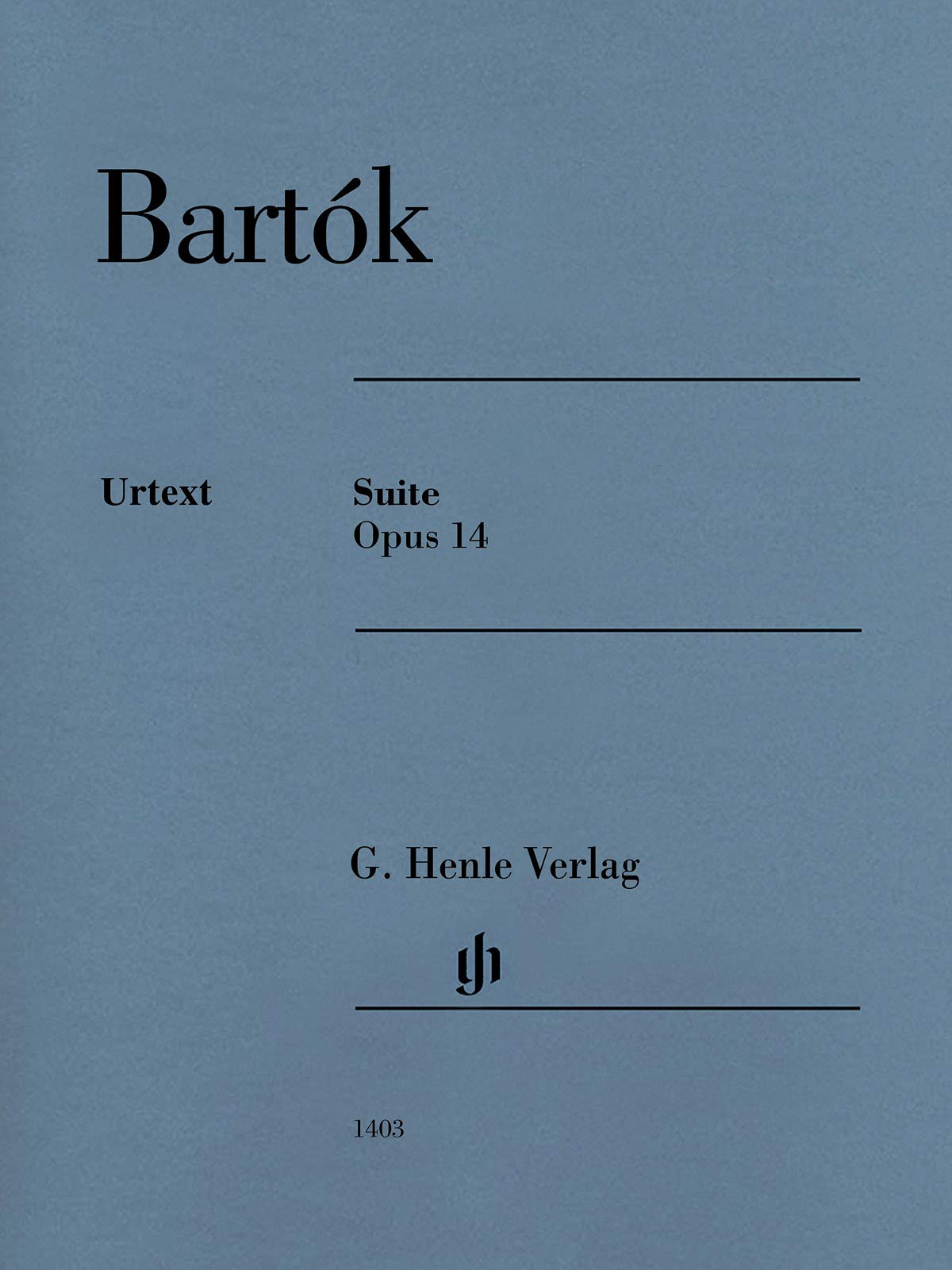 Suite op. 14 für Klavier: Instrumentation: Piano solo (G. Henle Urtext-Ausgabe) Sheet Music