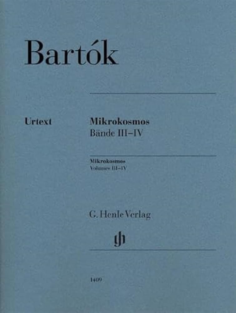 Mikrokosmos Bände III-IV für Klavier: Klavier zu zwei Händen (G. Henle Urtext-Ausgabe) Art & Literature