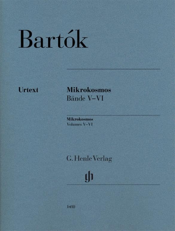Mikrokosmos V-VI für Klavier: Klavier zu zwei Händen (G. Henle Urtext-Ausgabe) Art & Literature