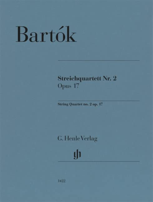 Streichquartett Nr. 2 op. 17: Besetzung: Streichquartette (G. Henle Urtext-Ausgabe) Contemporary literature