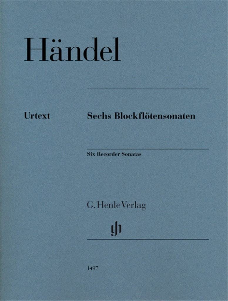 Sechs Blockflötensonaten: Besetzung: Blockflöte und Basso continuo (G. Henle Urtext-Ausgabe) Sheet Music