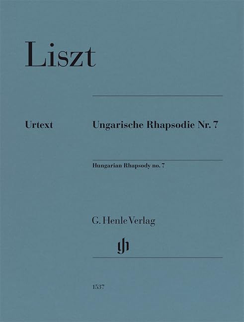Ungarische Rhapsodie Nr. 7; Klavier zu zwei Händen: Besetzung: Klavier zu zwei Händen (G. Henle Urtext-Ausgabe) Sheet Music