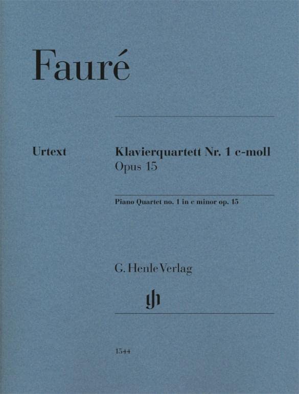 Gabriel Fauré - Klavierquartett Nr. 1 c-moll op. 15 Sheet Music