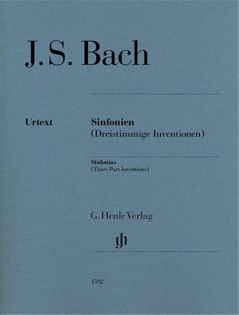 Sinfonien BWV 787-801 (Dreistimmige Inventionen), Ausgabe ohne Fingersatz: Urtextausgabe ohne Fingersatz (G. Henle Urtext-Ausgabe) Sheet Music