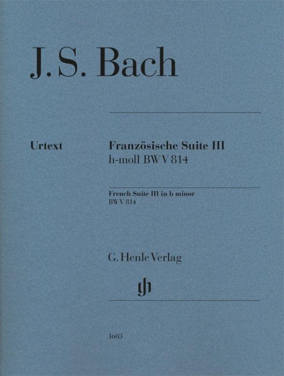 Französische Suite III h-moll BWV 814; Klavier zu zwei Händen: Besetzung: Klavier zu zwei Händen (G. Henle Urtext-Ausgabe) Sheet Music
