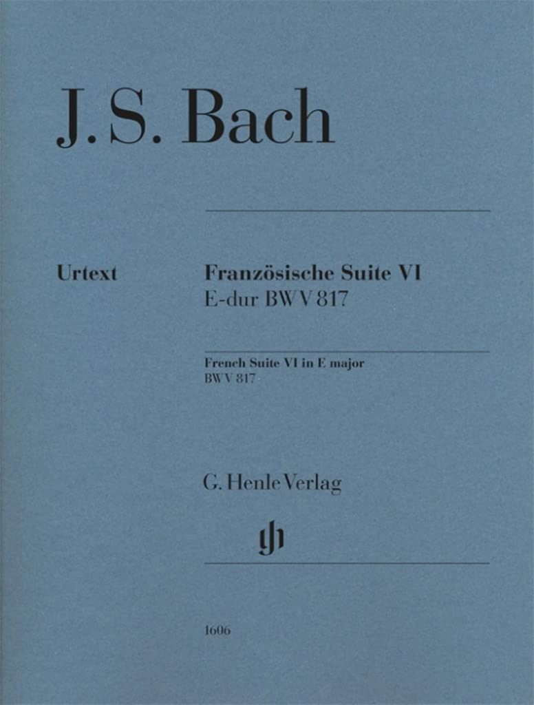 Französische Suite VI E-dur BWV 817; Klavier zu zwei Händen: Besetzung: Klavier zu zwei Händen (G. Henle Urtext-Ausgabe) Sheet Music