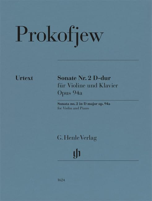Violinsonate Nr. 2 D-dur op.94a; Violine und Klavier book