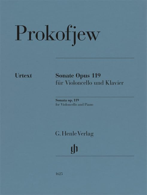 Violoncellosonate op. 119; Violoncello und Klavier book