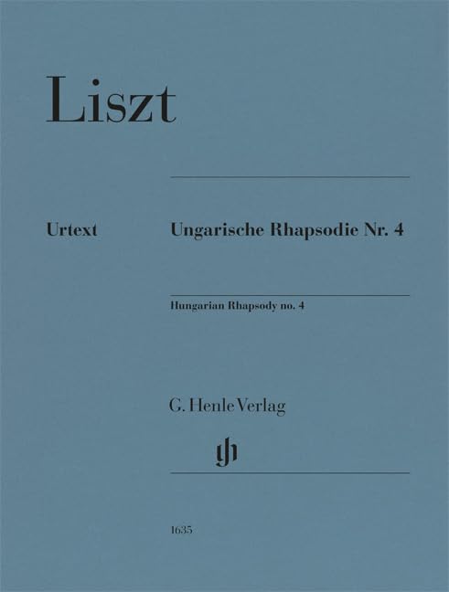 Ungarische Rhapsodie Nr. 4; Klavier zu zwei Händen Books