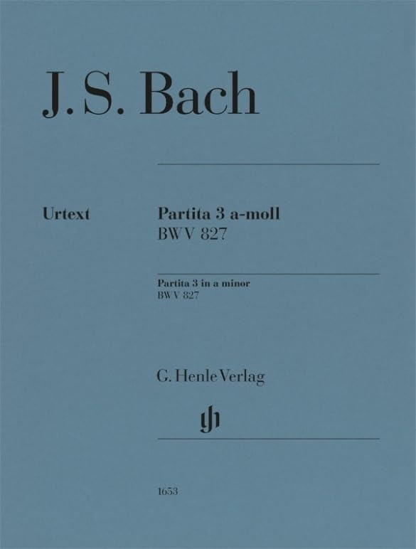 Johann Sebastian Bach - Partita Nr. 3 a-moll BWV 827 Sheet Music