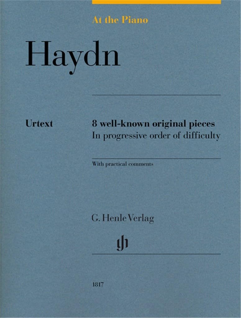 Joseph Haydn - At the Piano - 8 well-known original pieces Sheet Music