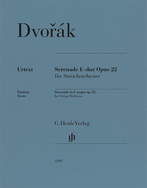 Serenade E-dur op. 22 für Streichorchester; Dirigierpartitur Books