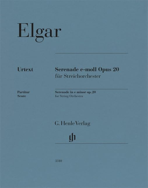 Serenade e-moll op. 20 für Streichorchester; Dirigierpartitur Books