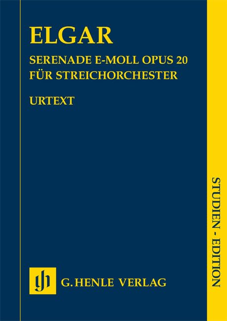 Serenade e-moll op. 20 für Streichorchester; Studien-Edition Books
