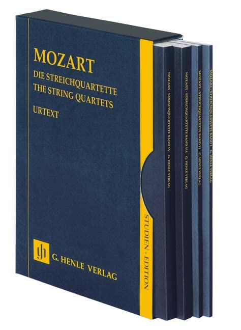 Die Streichquartette - 4 Bände im Schuber, Studienedition: Besetzung: Streichquartette (Studien-Editionen: Studienpartituren) Sheet Music