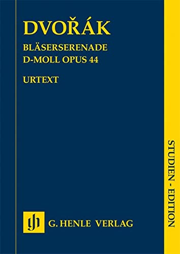 Bläserserenade d-moll op. 44, Studienedition: Besetzung: Kammermusik mit Blasinstrumenten (Studien-Editionen: Studienpartituren) Sheet Music