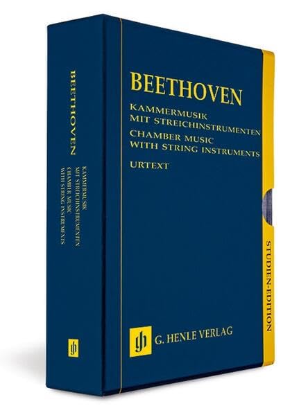Kammermusik mit Streichinstrumenten - 13 Bände Studien-Edition im Schuber: Besetzung: Streichquintette (Studien-Editionen: Studienpartituren) Sheet Music