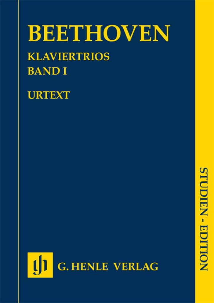 Klaviertrios Band 1. Studien-Edition: Besetzung: Klaviertrios (Studien-Editionen: Studienpartituren) Sheet Music