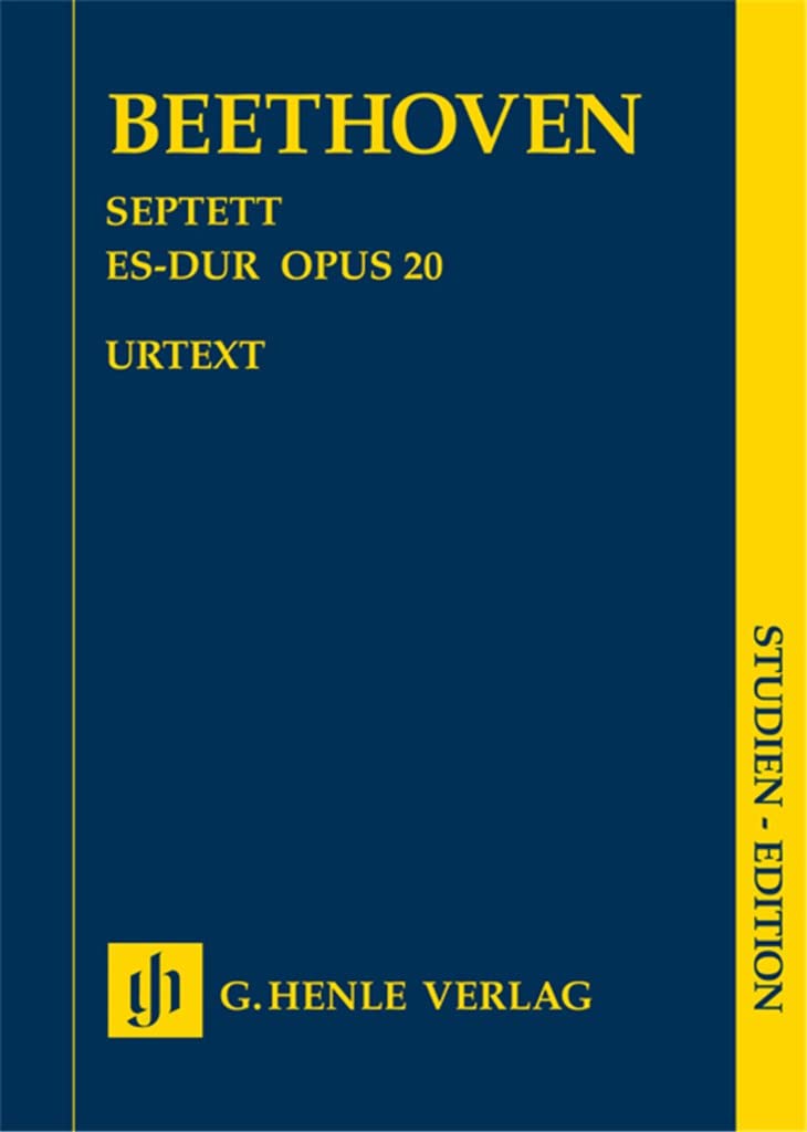 Septett Es-dur op. 20; Studien-Edition: Besetzung: Kammermusik mit Blasinstrumenten (Studien-Editionen: Studienpartituren) Sheet Music