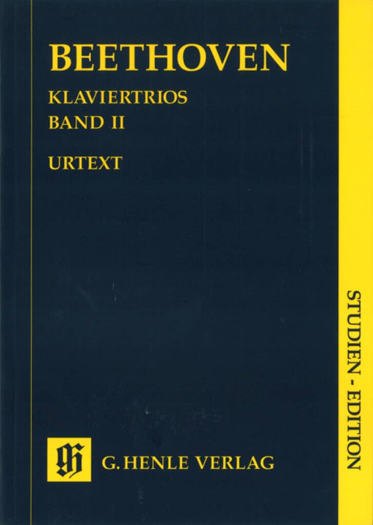 Klaviertrios Band 2. Studien-Edition: Besetzung: Klaviertrios (Studien-Editionen: Studienpartituren) Sheet Music