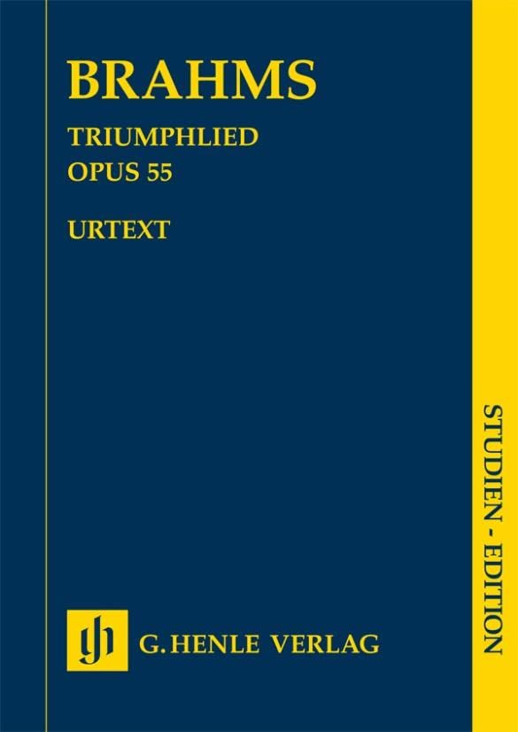 Triumphlied op. 55; Studien-Edition: Besetzung: Vokalwerke mit Orchester (Studien-Editionen: Studienpartituren) Contemporary literature