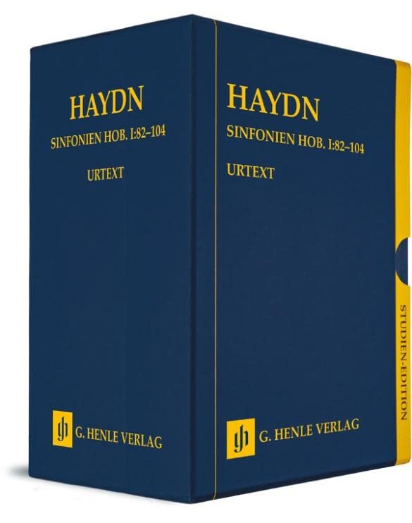 Sinfonien Hob. I:82-104 - 23 Bände im Schuber (Studienedition Orchester): Besetzung: Werke für Orchester (Studien-Editionen: Studienpartituren) Sheet Music