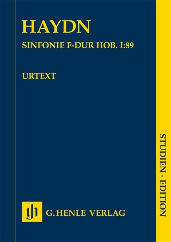 Joseph Haydn - Sinfonie F-dur Hob. I:89 Sheet Music